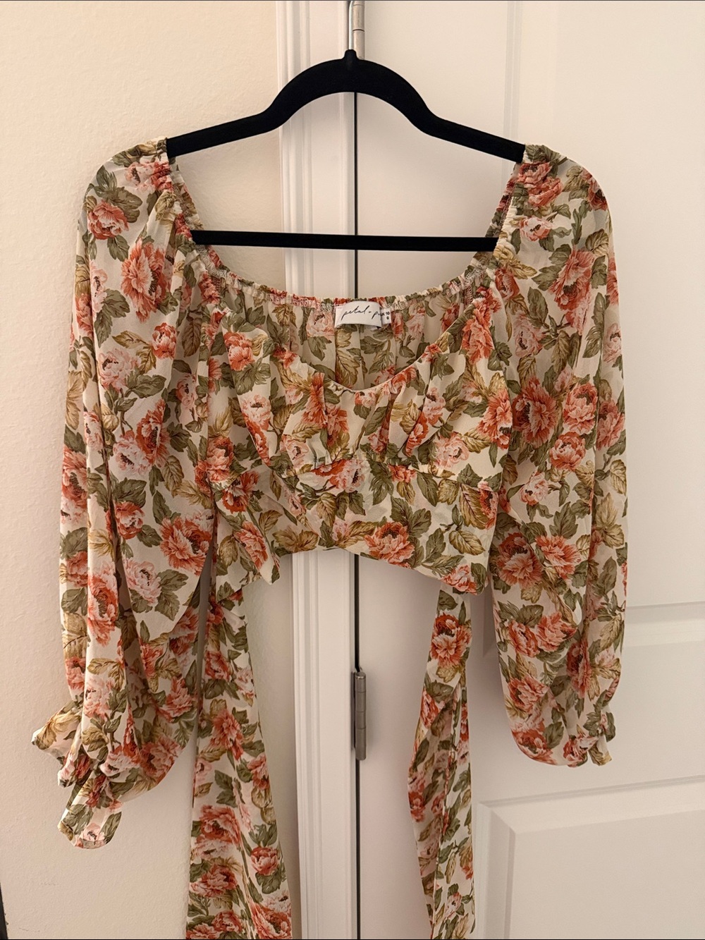 Petal & Pup Floral Crop Top
